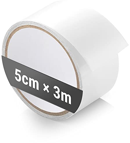 ecooe Zelt Klebeband 3M x 5CM Zelt Reparaturband Transparent Wasserdichte Professionell geeignet für PVC-beschichtetes Zelt markisen Pavillon flicken