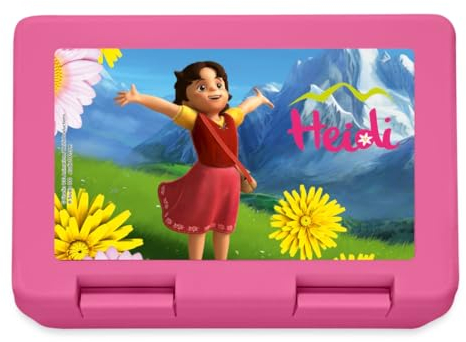 Spreadshirt Heidi In Den Alpen Brotdose Lunchbox, One Size, Pink