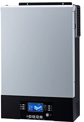 Iconica 5000W 48V hybrid pure sine wave inverter with 80A MPPT solar controller and 100A mains battery charger, with parallel capability and Bluetooth (No Battery Required)
