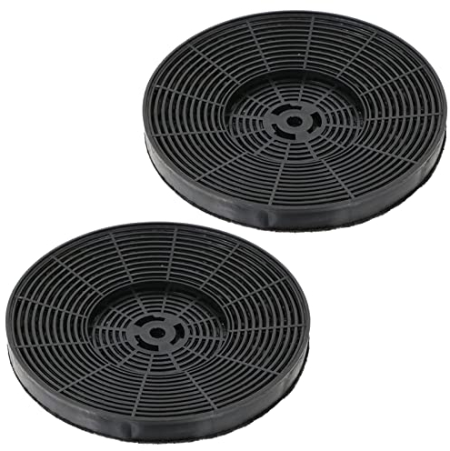 SPARES2GO Carbon Charcoal Filter for Russell Hobbs RHVSRCH602B RHVSRCH602SS Cooker Hood (175mm, Pack of 2)
