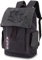 Roffatide Anime Tokyo Ghoul Ken Kaneki Canvas Laptop Rucksack Damen Herren Canvas Rucksack Klappe Bedruckt Schultasche College Bookbag Grau