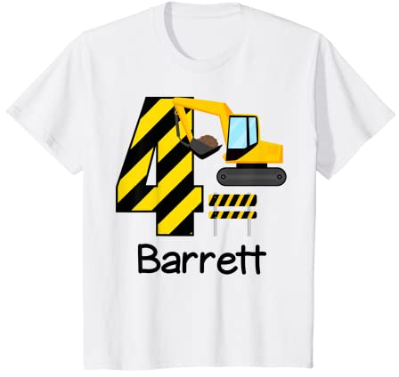 Kinder Haarspange zum 4. Geburtstag für Jungen T-Shirt