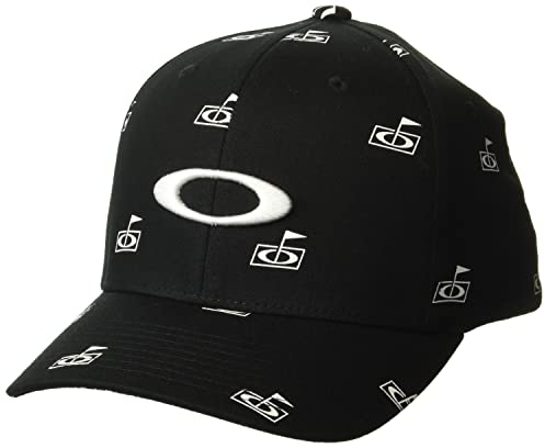 Oakley Uni-Erwachsene Flag Print Hat Hut, Blackout, S/M