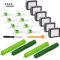 Kit di Accessori Ricambi per iRobot Roomba E&I Serie E5 E6 E7 i3 i3+ i4 i4+ i6 i6+ i7 i7+ i8 i8+ Aspirapolvere, 2 Set di Spazzole in Gomma,6 Spazzole Laterali, 6 HEPA Filtro