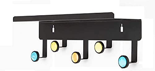 YZJSSL Retro-Stil Kleiderständer Wandregal, Eingang Hutablage, Küchenschrank Organizer, Für Flur Badezimmer Wohnzimmer Schlafzimmer-40cm