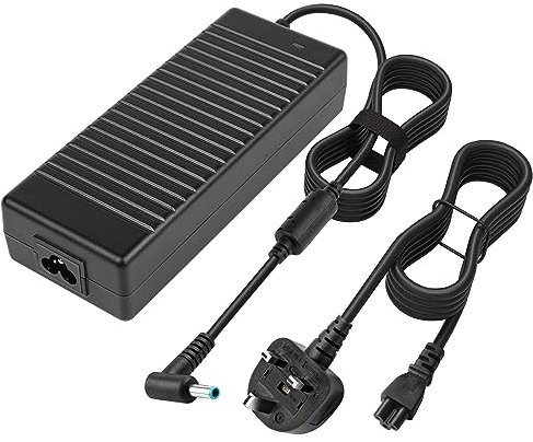 ARyee 19.5V 7.7A 150W AC Adapter Charger Fit for HP OMEN x by 15 17 Pavilion Gaming 15 17 ZBook 15 16 G3 G4 G5 G6 ZBook Studio 15 G3 G4 G5, 4.5 x 3.0mm
