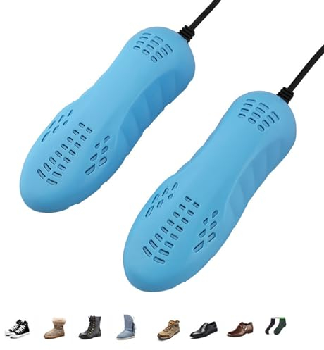 Secador Zapatos,Zapatos Calentador,Secador de Pies,Secador de Botas Eléctrico,Desodorante con Olor Deshumidifica el Dispositivo Calentador de Zapatos,Portátil del Hogar Eléctrico