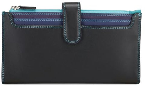 mywalit Unisex Continental Accessory-Travel Wallet, Black/Pace
