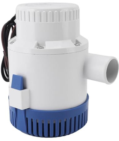 Bombas de Sentina Eléctricas de Fontanería Marina para Barcos, Bomba de Agua Eléctrica, Accesorios de Bomba de Sentina Sumergible para Autocaravanas Industriales (24V)