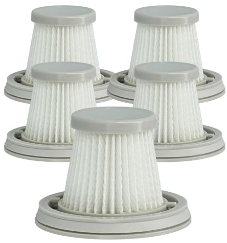 vhbw 5x Staubsaugerfilter kompatibel mit Xiaomi Mi Mini SSXCQ01XY, XM210009, BHR4562GL, BHR5156EU Staubsauger - Schmutzfilter, Filtereinheit