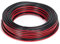 Cable de Audio 2G0.75mm² 20M, rojo y negro para transmisión de audio en equipos de sonido y conexión entre dispositivos.