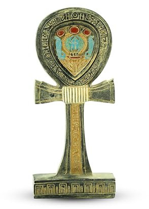 Antikes ägyptisches Ankh einzigartige Handkunst aus massivem Stein in Ägypten Das Ankh oder Schlüssel des Lebens ist ein altägyptisches Hieroglyphensymbol, das das Wort für Leben darstellt