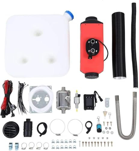 LYJYUJIE 5KW Calefaccion Estacionaria Calentador De Estacionamiento Calefaccion Diesel Interruptor LCD para Autocaravanas De Remolque De Coche De Barco De Camión~/