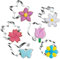 Moldes Galletas, 6 PCS Cortadores de Flores, Cortador de Galletas de Flores, Molde Flores de Carnaval, Cortadores de Galletas de Acero Inoxidable para Galletas, Pasteles, Chocolate, Repostería (6PCS)