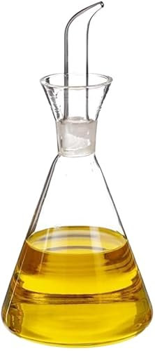 CUPERINOX Oliera in vetro antigoccia per olio di oliva, resistente e facile da pulire, Gourmet Oil Collection (250 ml)