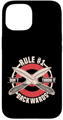 Cuchillo lanzador de cuchillos de competición para lanzar cuchillos Carcasa para iPhone 15