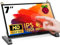 ROADOM 7’’ Raspberry Pi Screen, IPS1024×600,Responsive Smooth Touch,Dual Built-in Speakers,HDMI Input,Compatible with Raspberry Pi 5/4/3,Driver Free