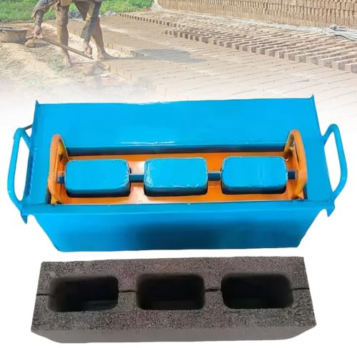 Extrusion Brick Machine, Soil Block Maker, Vibration Frequency 212 Times/Min, 45 Seconds Fast Forming, Multiple Molds Optional, For Cement and Concrete Blocks,H7