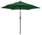 Sombrilla Exterior para Terraza y Jardín - Parasol Anti-UV de Ø270 cm, Altura Ajustable hasta 240 cm, Sistema de Manivela, Inclinación de 30°, Mástil sin Base, MRS-HW004 (Verde, Ø270cm)