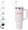 5PCS Silicone Straw Caps - Cat Head Drink Toppers - Dustproof Reusable Covers for 10mm Straws - Compatible with Stanley Cup 30oz 40oz - Multicolour