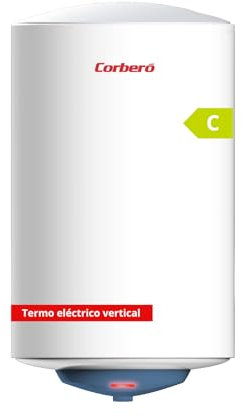 Corberó - Termo Eléctrico CTMBA100 | 100L | Instalación Vertical | Resistencia Blindada | Termostato Regulable | Protección Anticorrosión