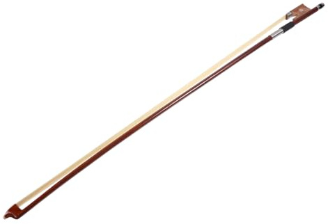 Geigenbogen aus Rotem Sandelholz und Pferdehaar für 1/2 Geige | Ersatzbogen mit Gerade Geformtem Schaft, Gleichmäßige Haarführung, Zubehör für Schüler und Musiker Zufällige Farbe