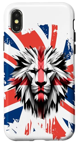 Drapeau Britannique Anglais Coque pour iPhone X/XS