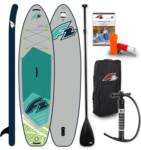 F2 SUP Stand Up Paddle Board Drive Grau - Größe wählbar