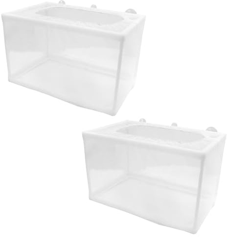 yolzhxe 2 Stück Fische Brutkasten Isolation Netz, 26×15×15 cm