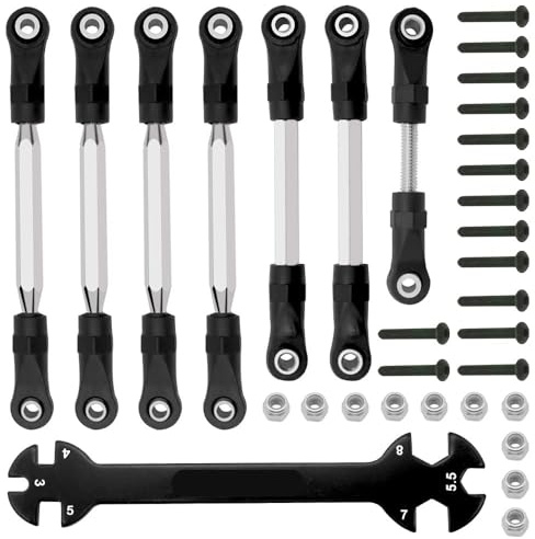SGREHJDR For GLOBACT RC Turnbuckles/Camber Link for 1/10 Traxxas Slash 4X4/2WD (Plastic)