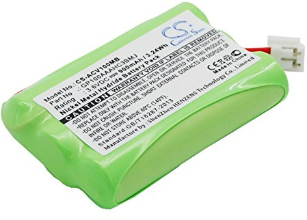 CS-ACV100MB Akku 900mAh Kompatibel mit [Audioline] Baby Care V100, G10221GC001474 Ersetzt GP100AAAHC3BMJ