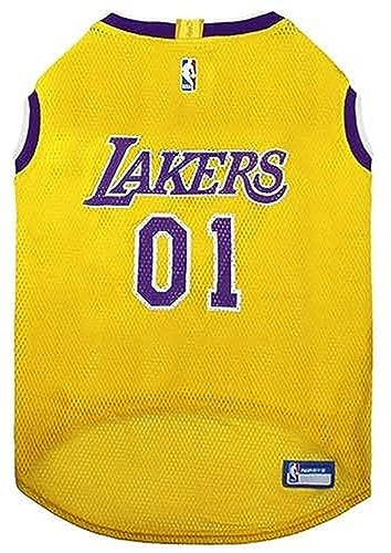 Pets First NBA LOS ANGELES LAKERS DOG Jersey, X-Large - Tank Top Basketball Pet Jersey