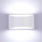 Glighone Wall Lights Indoor Dimmable LED Up and Down Wall Light Modern Wall Lamp 10W Sconce Uplighter Downlighter Wall Lighting for Living Room Bedroom Corridor, Cool White (LED Bead Include)
