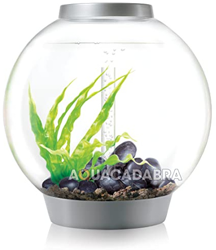 biOrb Classic 60 Acrylic Aquarium Silver With MCR Multi-Colour Remote LED