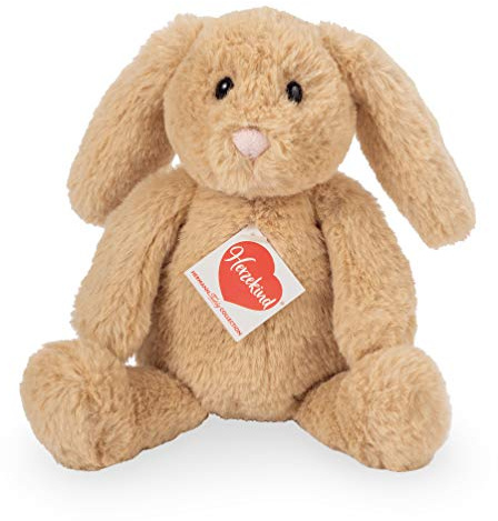 Teddy Hermann 93910 Hase Häschen Anny 23 cm, Kuscheltier | Besonders flauschiger Premium-Plüsch, mit viel Liebe zum Detail, ab 0 Monaten, waschbar, weicher Plüsch