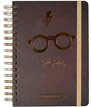 Grupo Erik - Bullet Journal Pointillé Harry Potter - Carnet de Notes A5 - Notebook - Bullet Agenda - Carnet Spirale - Lunettes