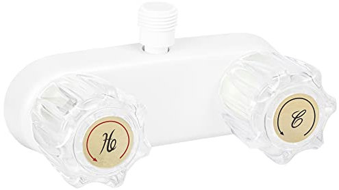 Robinet de douche de rechange pour camping-car, 10,2 cm, kit de montage de vanne de mélange de douche de salle de bain pour camping-car, caravane, remorque de voyage, camping-car