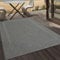 the carpet Mistra - robuster Teppich, modern, langlebig und pflegeleicht, In- und Outdoor, Wohnzimmer, ideal für Küche, Flur und Wintergarten, flachgewebt, Bordüre, Anthrazit, 200 x 280 cm