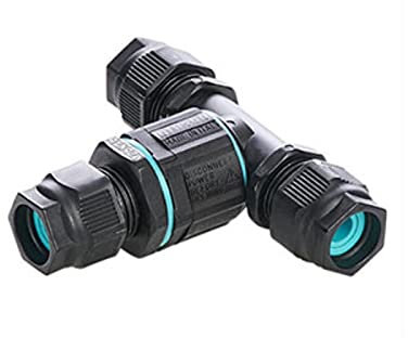Hylec IP68 TeeTub in-Line 3 Way T Splitter Cable Connector