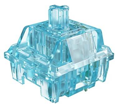 Akko CS Crytal Blue Switches, mechanisch, 3-Pin, Linear, MX-Stem, 40 g - 45 Pieces