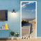 VIRANDA Türtapete Selbstklebend TürPoster - Weg zum Meer - 3D Türaufkleber Wasserfest Türfolie für Schlafzimmer Gang Tür verschönern deko 90x200cm