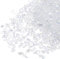 sourcing map 20g Glassplitter 2-4mm unregelmäßiges metallisches Glitterglas Dekoration Weiß