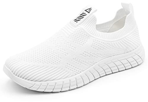 ODCKOI Zapatillas Slip-On Hombre Deportivas Zapatos sin Cordones Ligeras y Transpirables Calzado para Running Fitness Atlético-BAISE-47