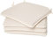 ZK ZuresKa Cuscini per sedie da terrazza, giardino, cucina, Patio, balcone, soggiorno 40 x 40 x 40 x 4 cm (Con Bordo). Ideale per decorazione interna o esterna (Bianco, 4)