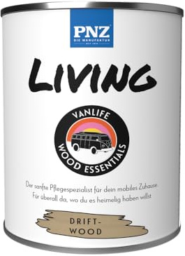 PNZ Vanlife Wood Essentials Living | Für den Van-Innenausbau | Nachhaltig hergestellt mit regionalen Rohstoffen | Made in Germany | passend für alle Hölzer, Gebinde:0.25L, Farbe:Driftwood