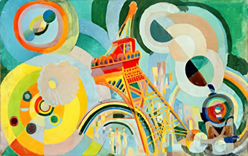 Kunstdruck/Poster: Robert Delaunay Entwurf Luft Eisen Wasser - hochwertiger Druck, Bild, Kunstposter, 95x60 cm