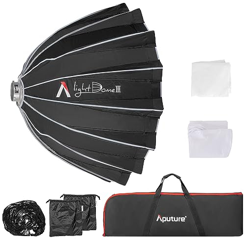 Aputure Light Dome III Softbox,Softboxen kompatibel mit Bowen-S Mount LED-Videoleuchte für Amaran 150c/300c COB 60d/x S 100d/x S 200d/x S