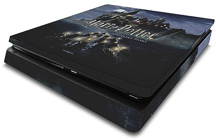 Head Case Designs Offizielle Harry Potter Schloss Grafiken Vinyl Haut Gaming Aufkleber Abziehbild Abdeckung kompatibel mit Sony Playstation 4 PS4 Slim Console