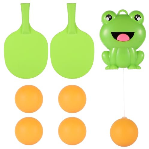 Hanging Table Tennis Trainer, Children Indoor Table Tennis Set Ping Pong Self Training Sparring Partner Training Device Door Pong Game for Kids Children Hand-Eye Coordination