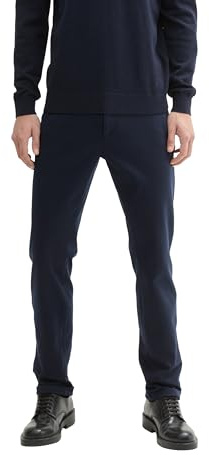 Tom Tailor Herren Jersey Travis Slim Fit Chino Hose, 10668 - Sky Captain Blue, 28/32